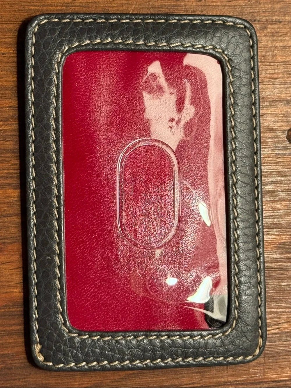Never Used  Vintage Gray Dooney & Bourke Card/ID  case